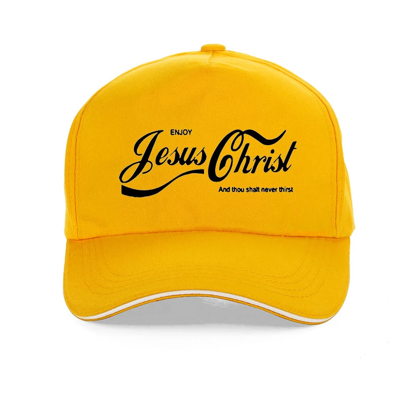 Enjoy Jesus Christ, The Real King, Unisex baseball cap