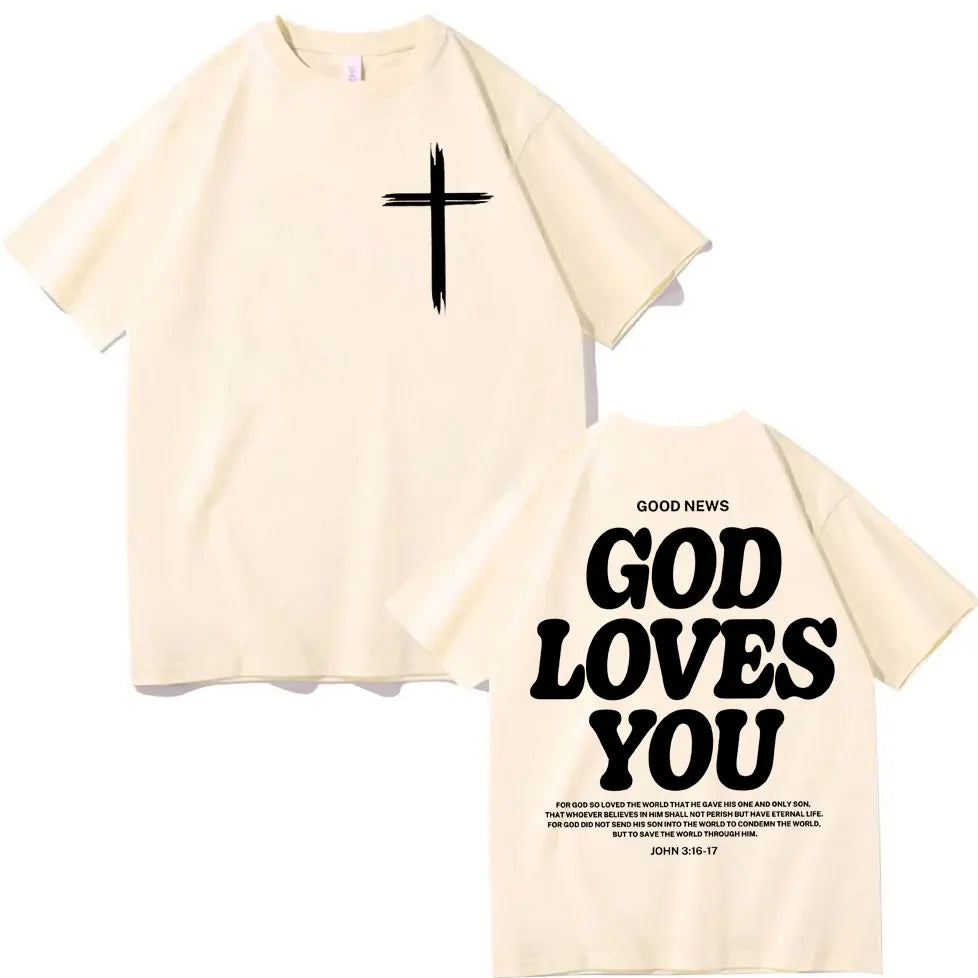 Christian Jesus Church T-shirt Bible Verse Print Unisex