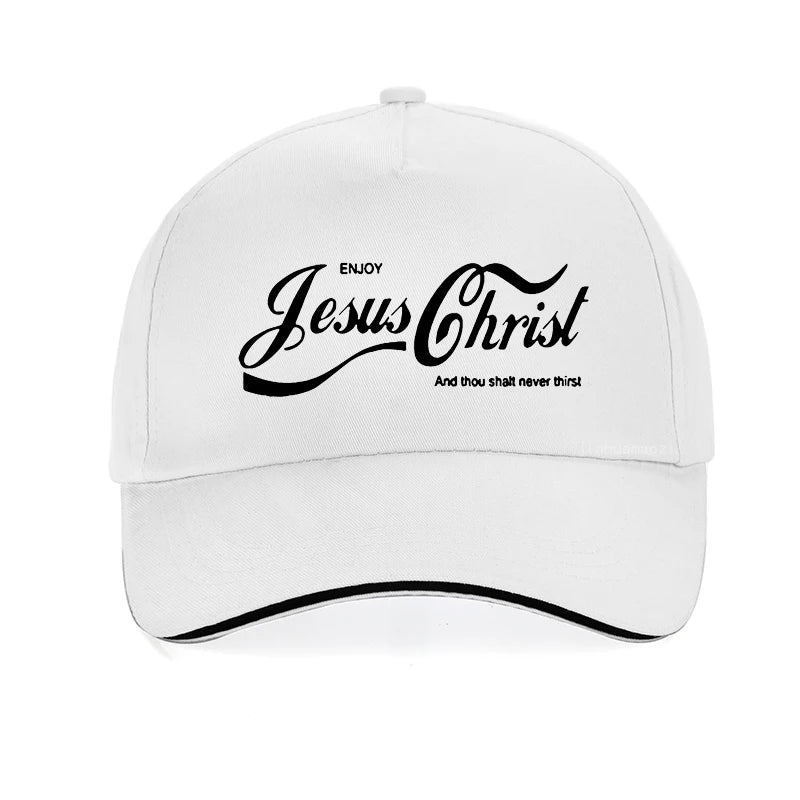 Enjoy Jesus Christ, The Real King, Unisex baseball cap