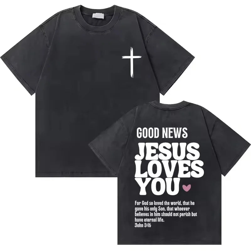 Christian Fashion Casual Oversized T Shirt
