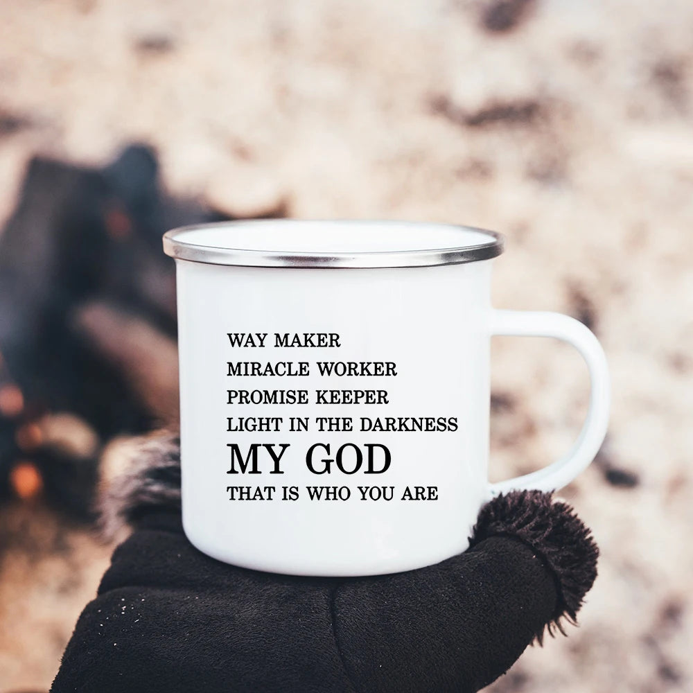 Christian Creative Enamel Mugs