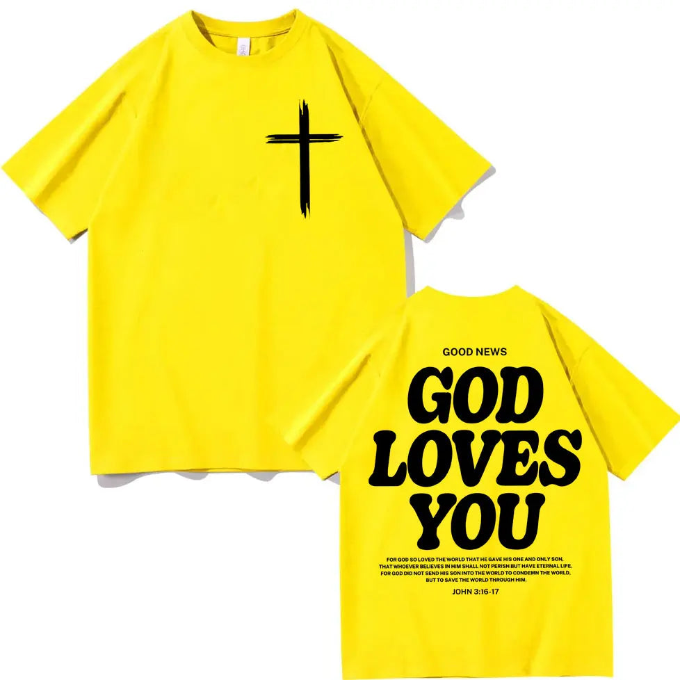 Christian Jesus Church T-shirt Bible Verse Print Unisex