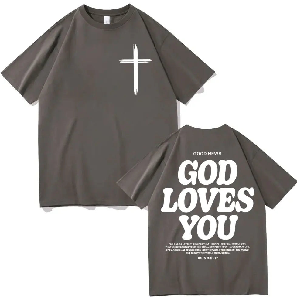 Christian Jesus Church T-shirt Bible Verse Print Unisex