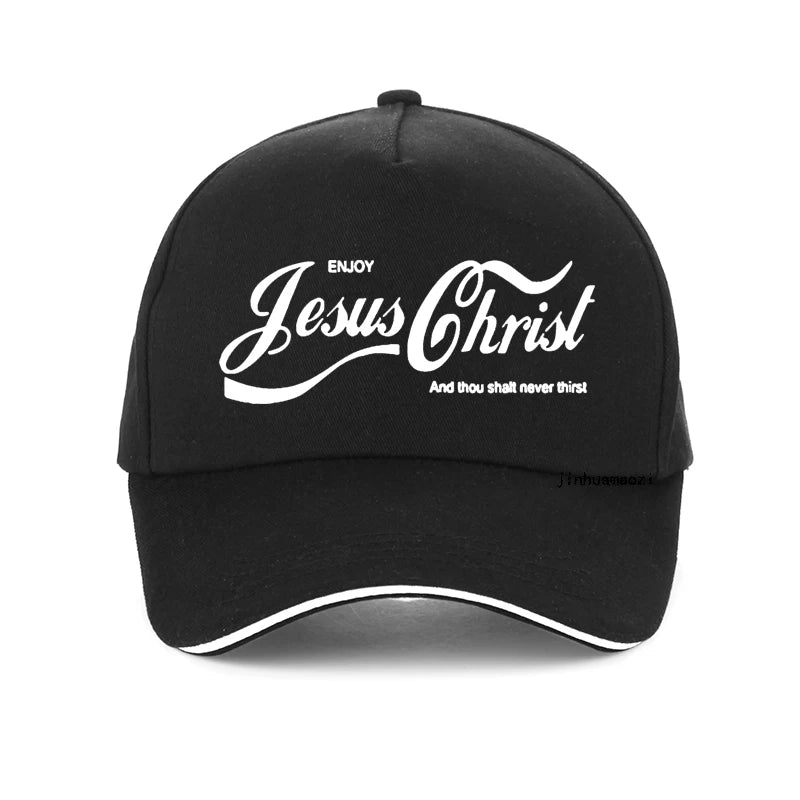 Enjoy Jesus Christ, The Real King, Unisex baseball cap