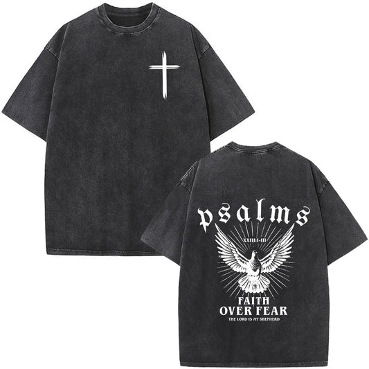 Bible Verse Washed T-shirts Men & Women Fashion Vintage