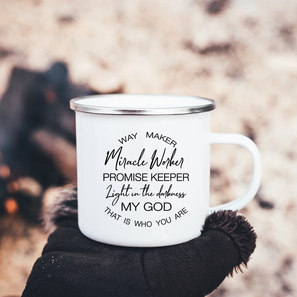 Christian Creative Enamel Mugs