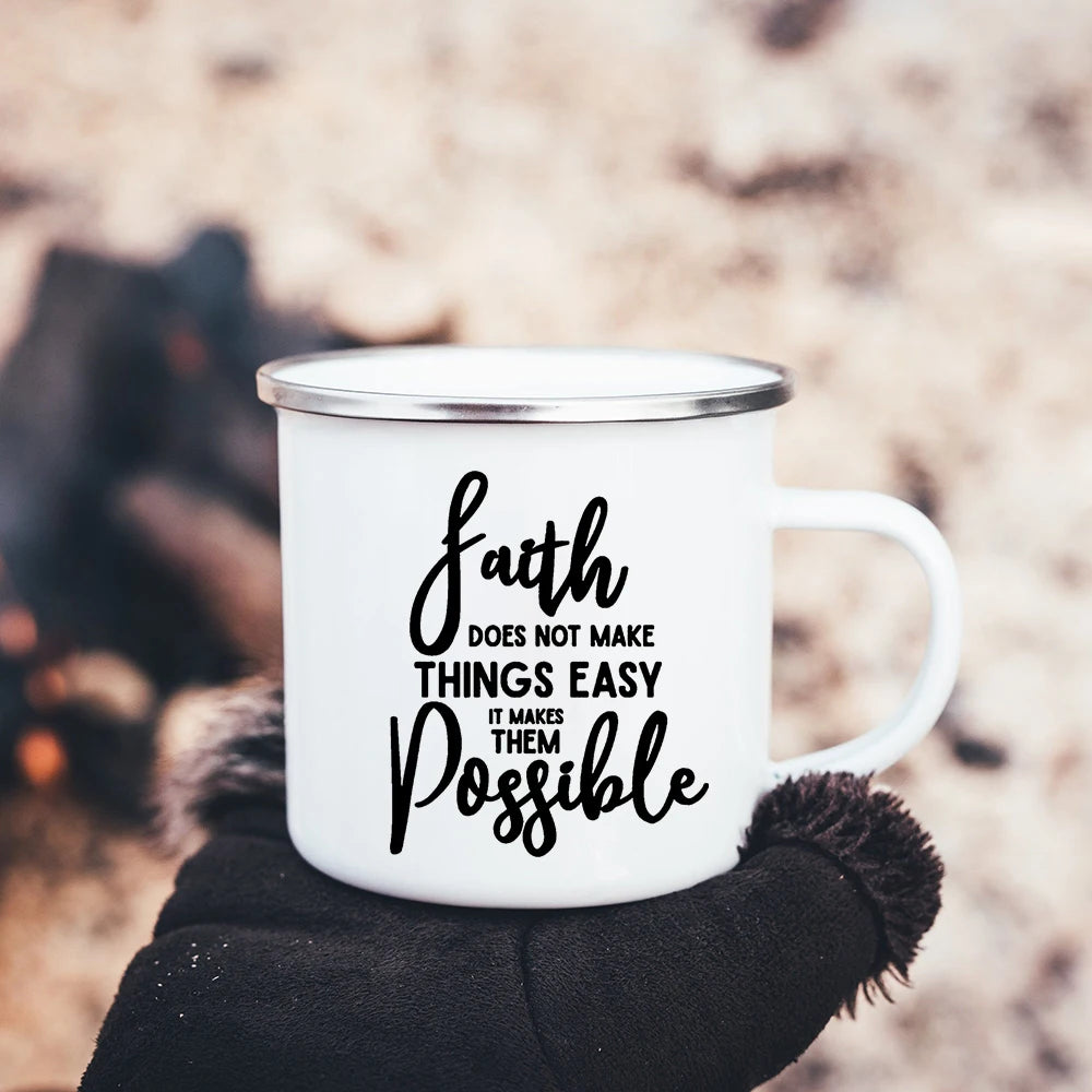 Christian Creative Enamel Mugs