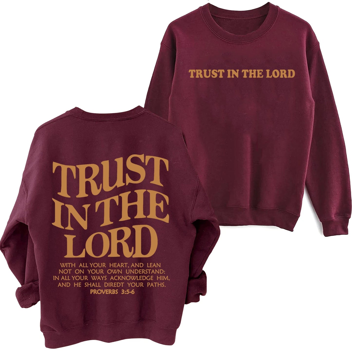 Oversized Jesus Faith Sweatshirts