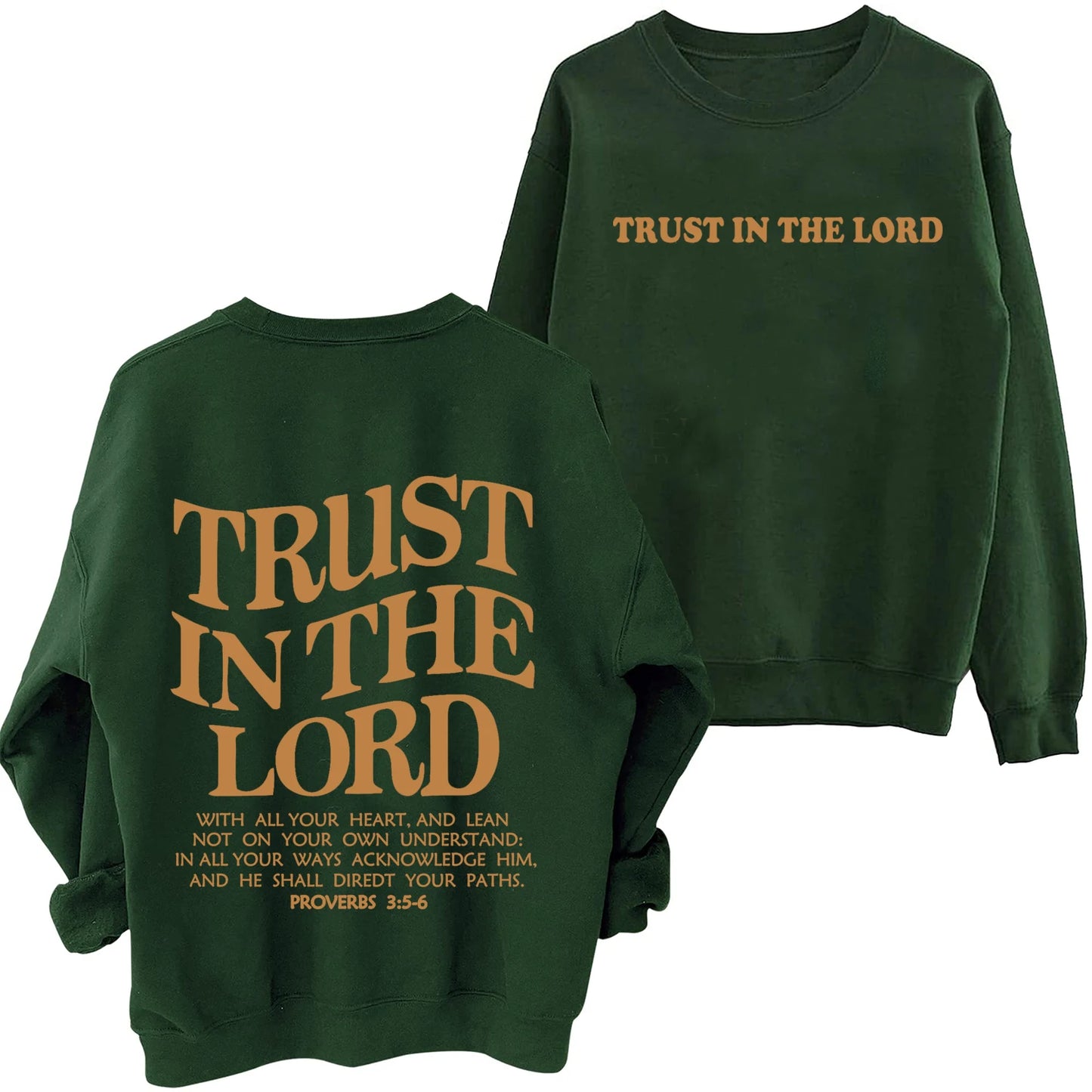 Oversized Jesus Faith Sweatshirts