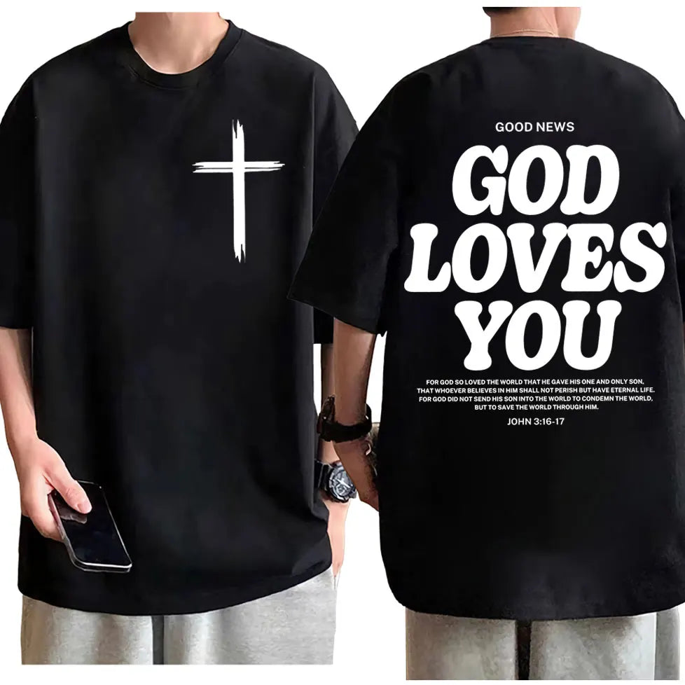 Christian Jesus Church T-shirt Bible Verse Print Unisex