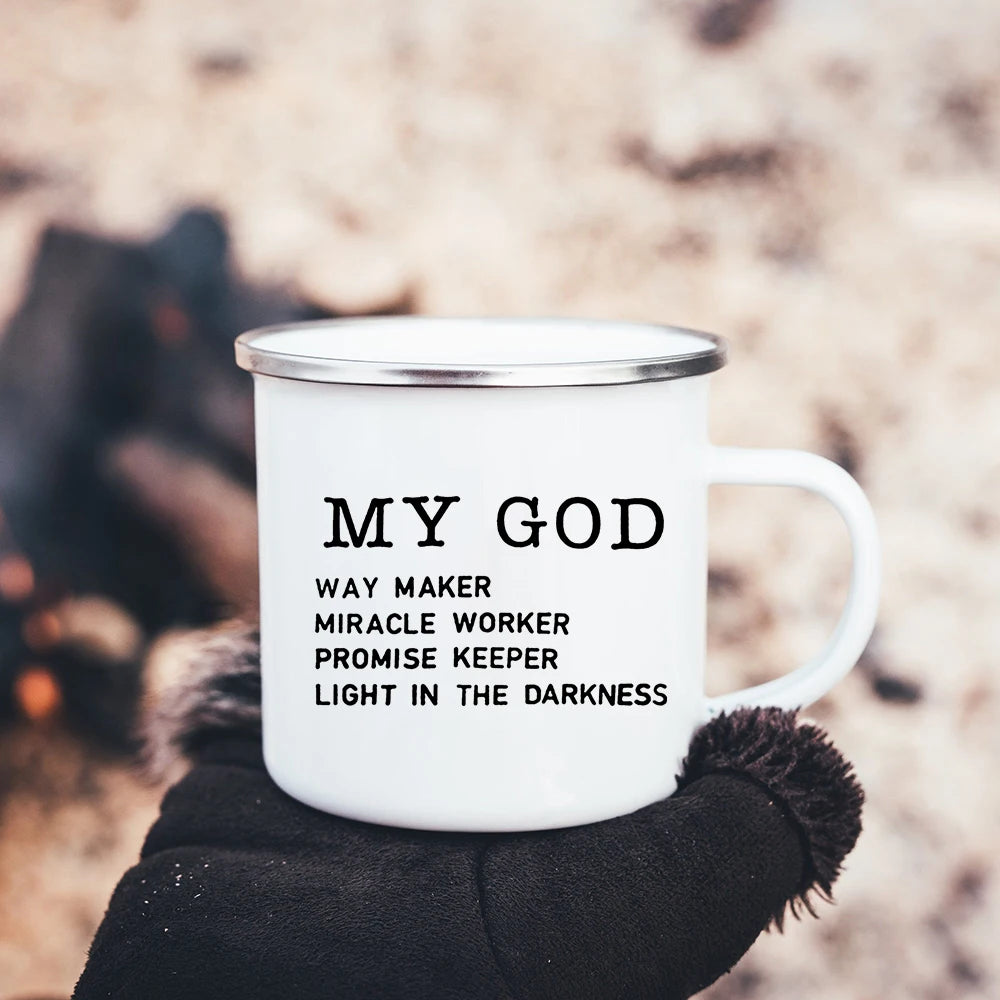 Christian Creative Enamel Mugs
