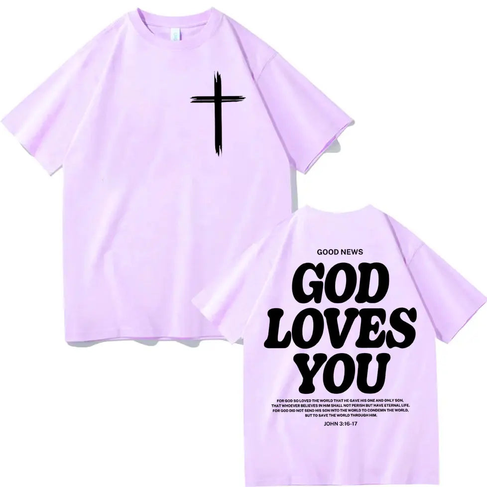 Christian Jesus Church T-shirt Bible Verse Print Unisex