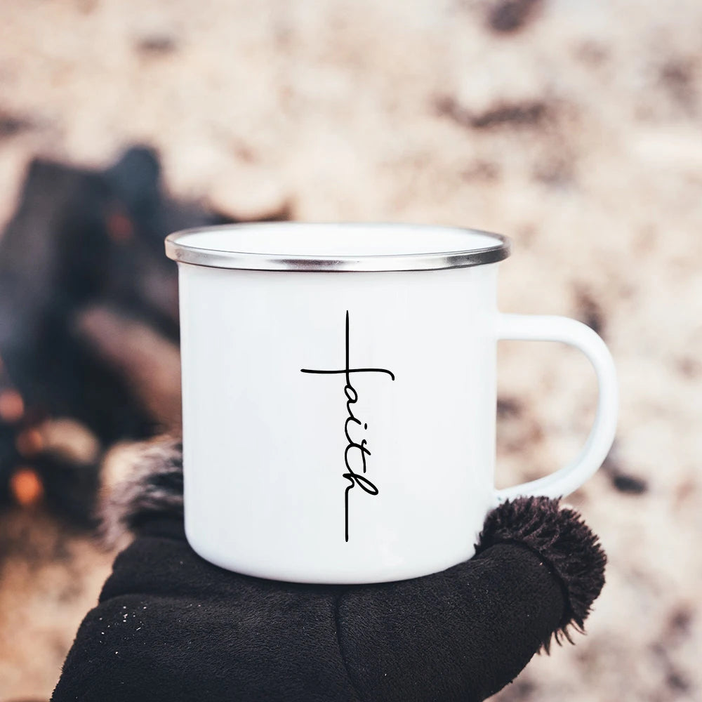 Christian Creative Enamel Mugs