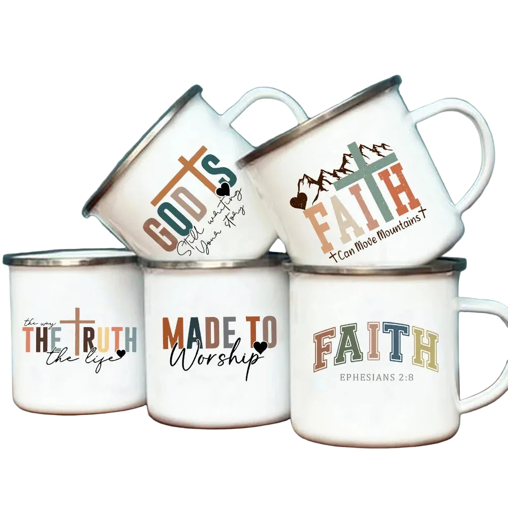 Christian Psalm Printed Mugs Coffee Cups