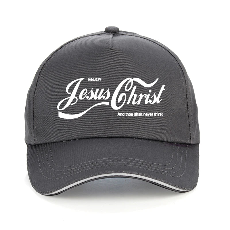 Enjoy Jesus Christ, The Real King, Unisex baseball cap