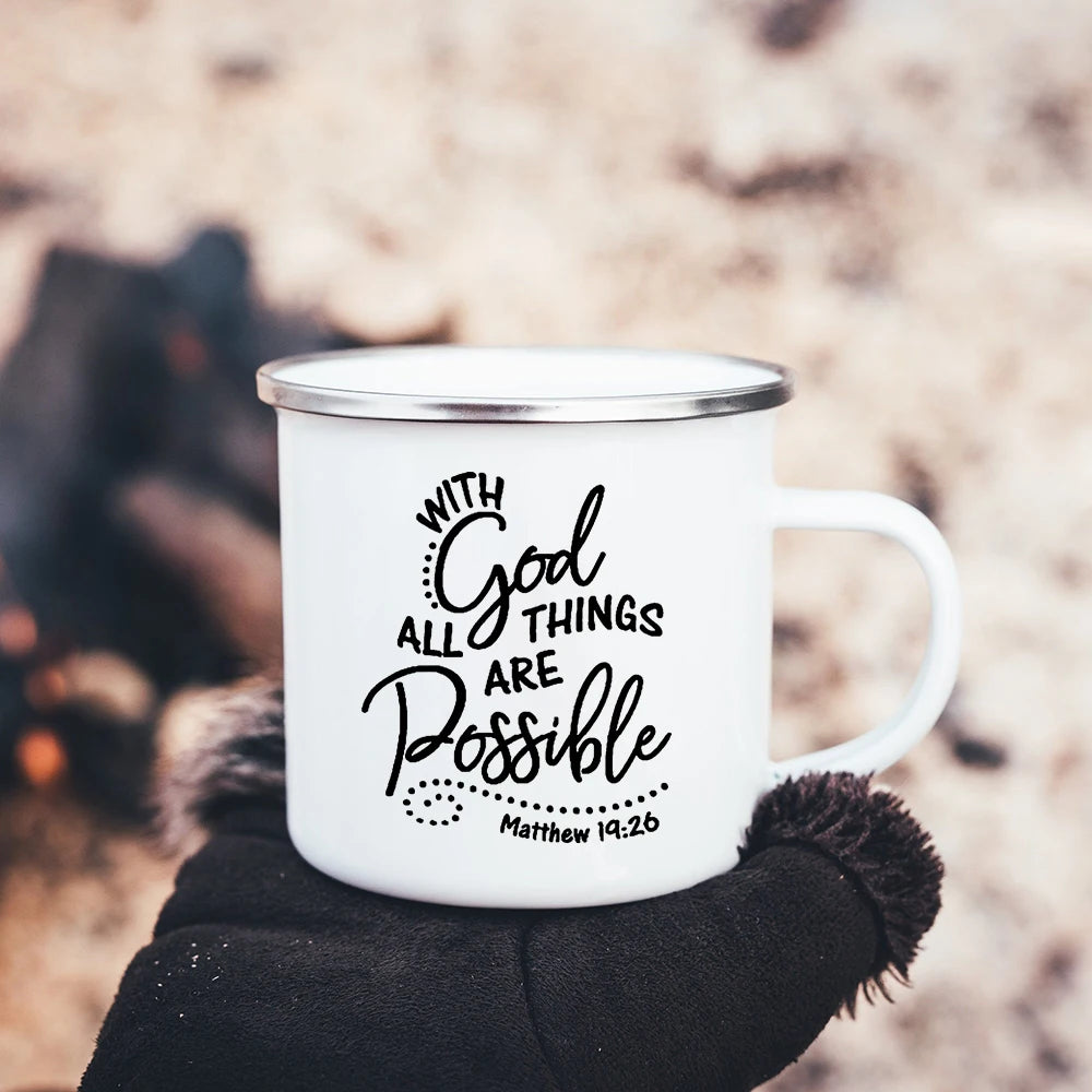 Christian Creative Enamel Mugs