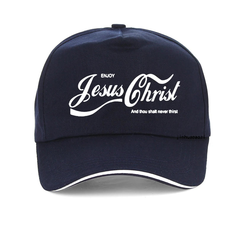 Enjoy Jesus Christ, The Real King, Unisex baseball cap