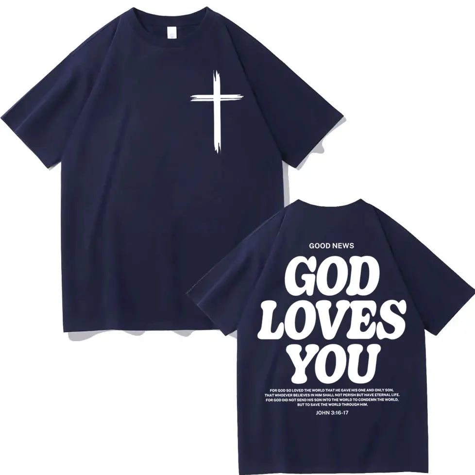 Christian Jesus Church T-shirt Bible Verse Print Unisex