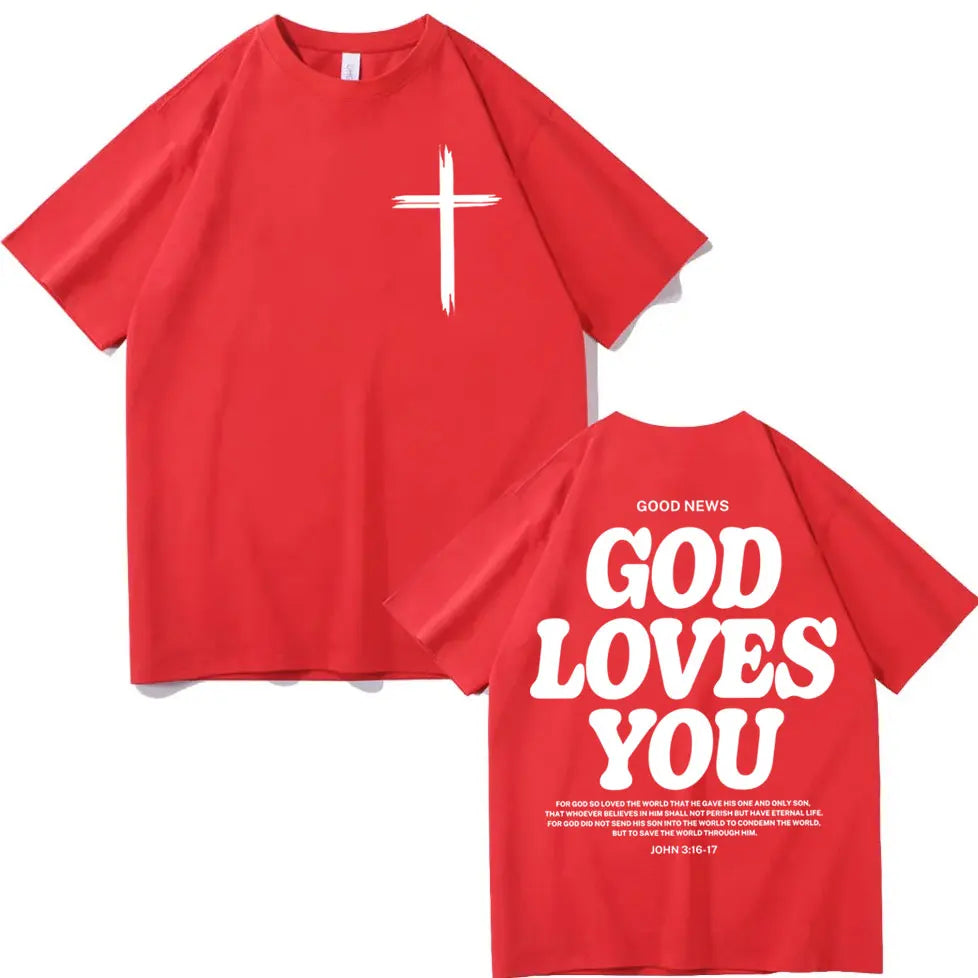 Christian Jesus Church T-shirt Bible Verse Print Unisex