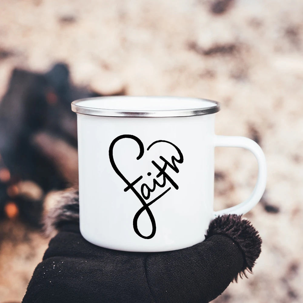 Christian Creative Enamel Mugs