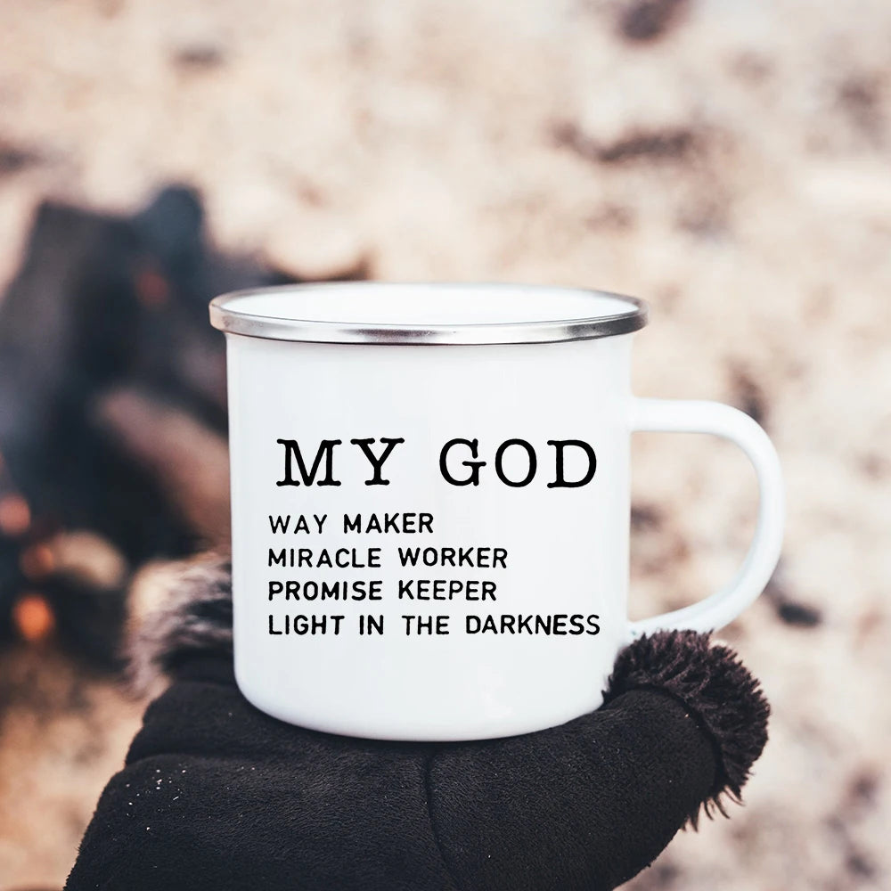 Christian Creative Enamel Mugs
