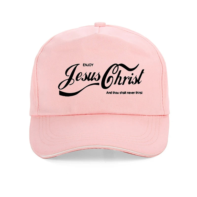 Enjoy Jesus Christ, The Real King, Unisex baseball cap