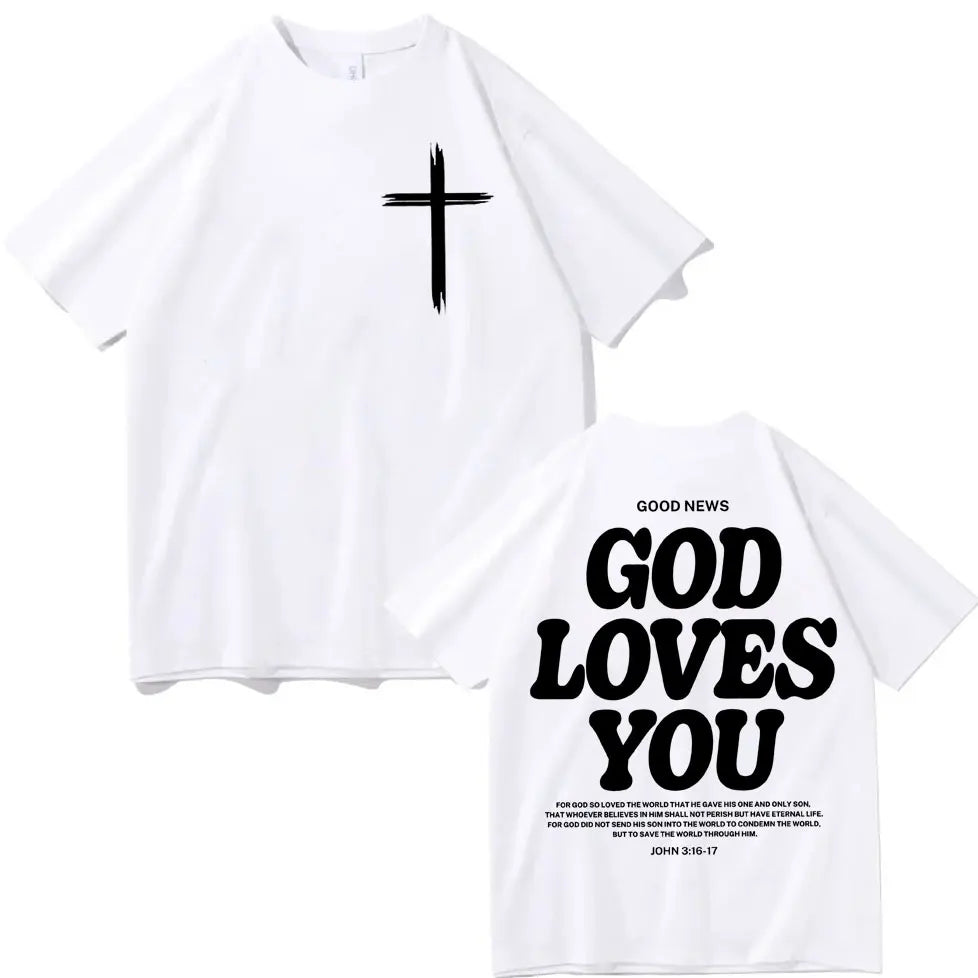 Christian Jesus Church T-shirt Bible Verse Print Unisex